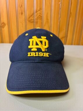 Signature Navy and Gold Irish  Baseball Cap
